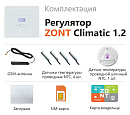 ZONT Climatic 1.2 Погодозависимый автоматический GSM / Wi-Fi регулятор (1 ГВС + 2 прямых/смесительных) с доставкой в Орёл